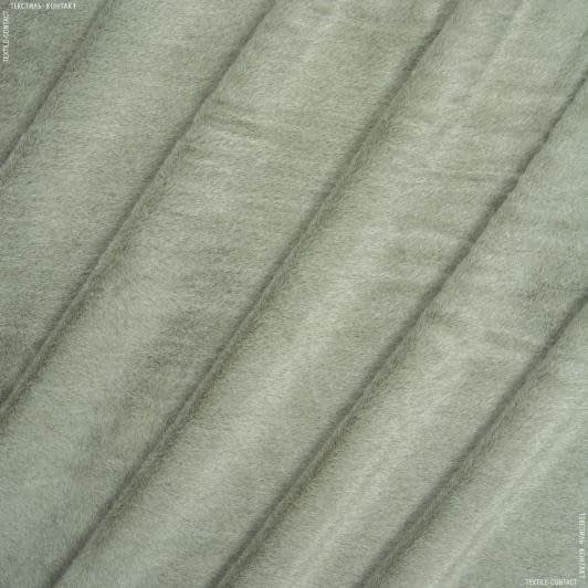 Ткани для детской одежды - Мех коротковорсовый серый (заяц)
