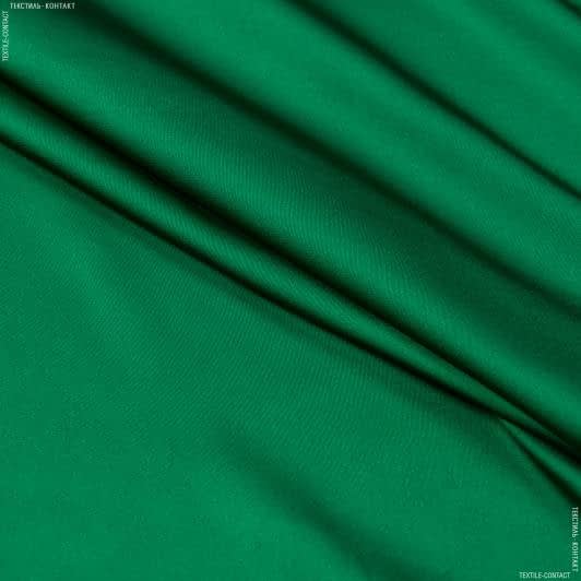 Ткани для платьев - Шелк искусственный зеленый