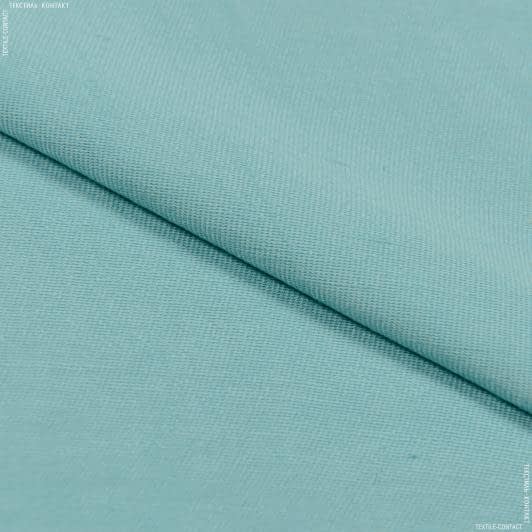 Ткани для платьев - Плательная Вискет-1 Аэро бирюзовая
