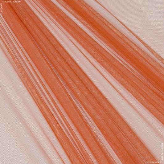 Тканини гардинні тканини - Тюль сітка  міні Грек   хурма