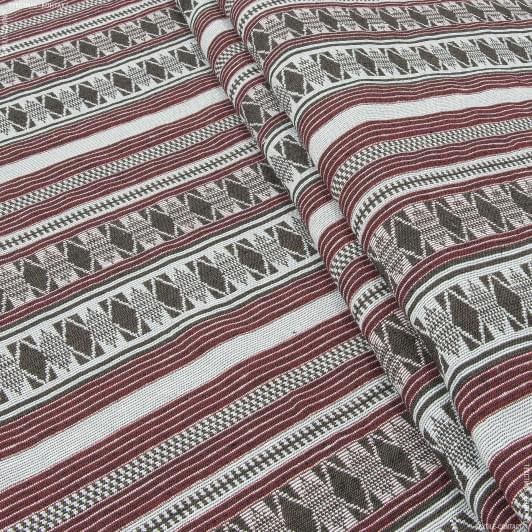Ткани для декоративных подушек - Гобелен Лира бордо, т.коричневый