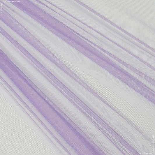 Тканини гардинні тканини - Тюль сітка міні Грек  мальва