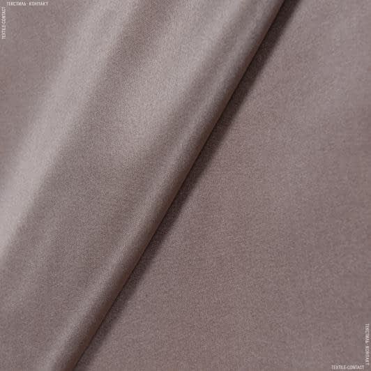 Ткани для блузок - Атлас стрейч темно-фрезовый