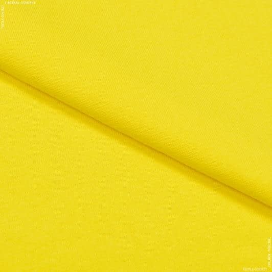 Ткани хлопок смесовой - Ластичное полотно  лимонно-желтое