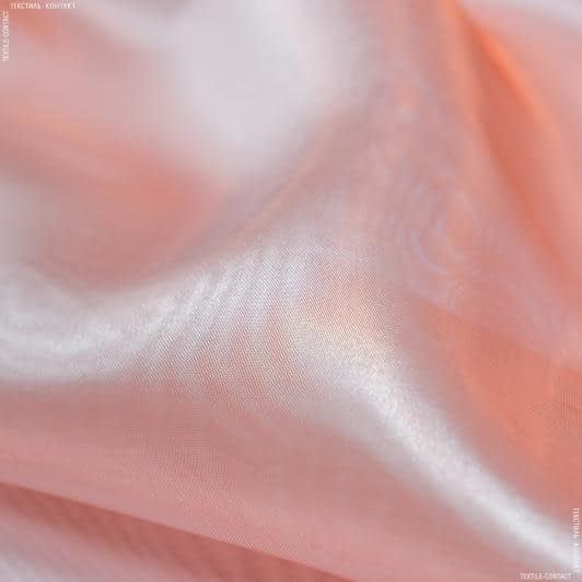 Тканини гардинні тканини - Мікровуаль ламія однотон. рожевий корал