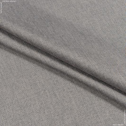 Тканини портьєрні тканини - Блекаут меланж / BLACKOUT колір лілово-сірий