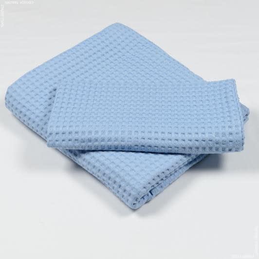 Тканини покривала - Комплект "ЛІЗА" бузково-блакитний, покривало і 1 наволочка  (150/200 см)