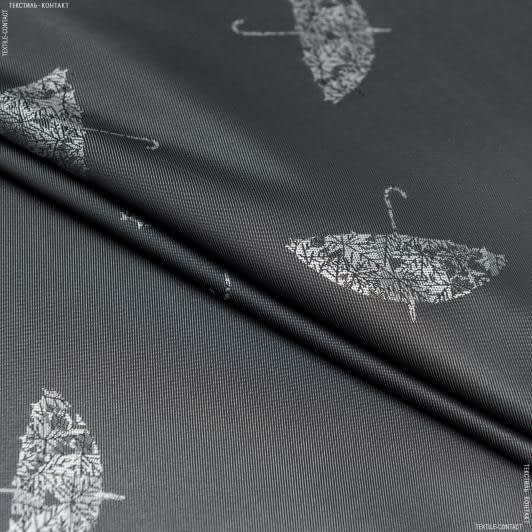 Тканини підкладкова тканина - Підкладка жакард сіра/срібна