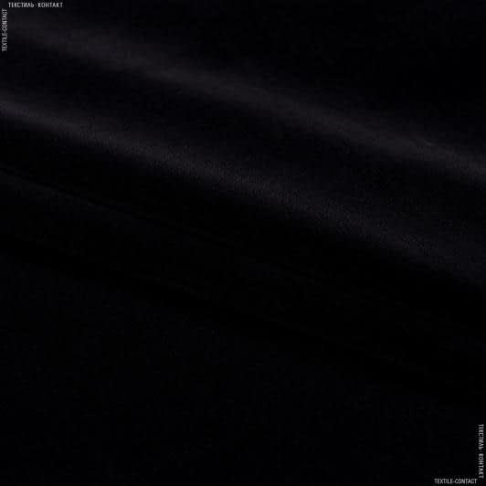 Тканини horeca - Велюр з вогнетривким просоченням асколі чорний  сток
