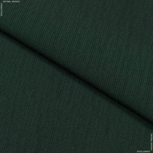 Ткани для рубашек - Плательная микроклетка темно-зеленая