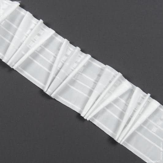 Ткани все ткани - Тесьма шторная Куриная лапка матовая КС-1:2.5 130мм±0.5мм/50м