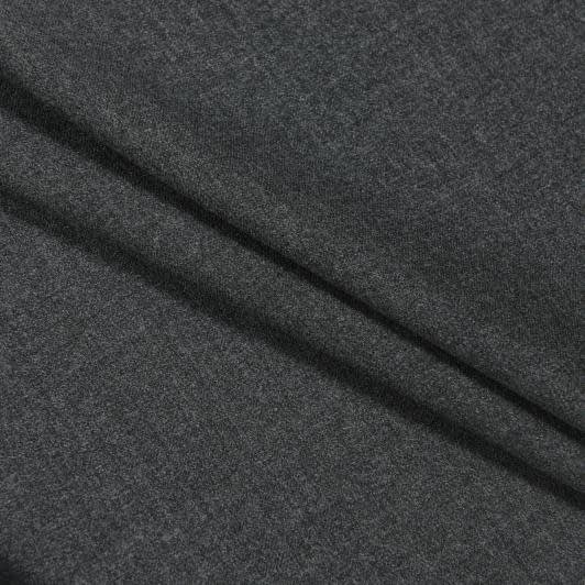 Ткани для мужских костюмов - Костюмная TOMBA меланж темно-серая