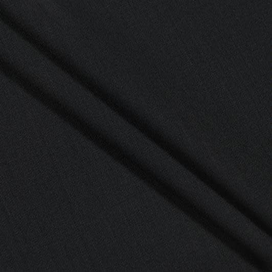 Ткани для брюк - Костюмная MICRO GABARDIN черная