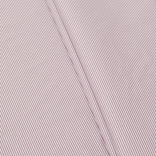 Тканини для сорочок - Сорочкова у смужку біло-червону