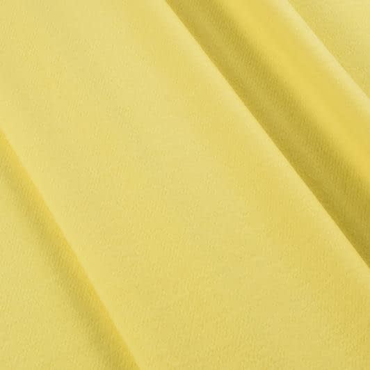 Ткани для пальто - Пальтовый трикотаж валяный светло-желтый
