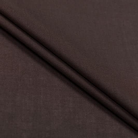 Ткани для рубашек - Батист темно-коричневый