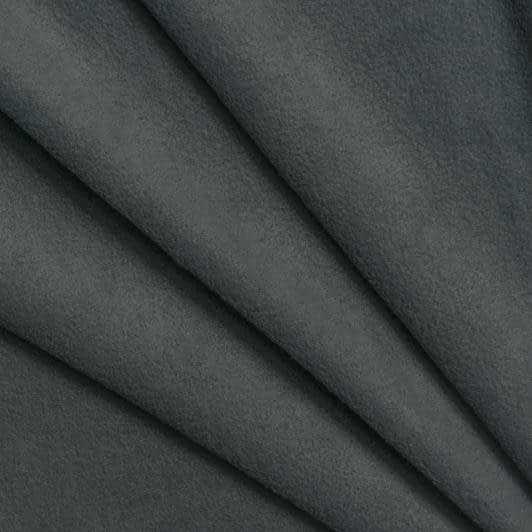 Тканини підкладкова тканина - Фліс-210 підкладковий темно-сірий