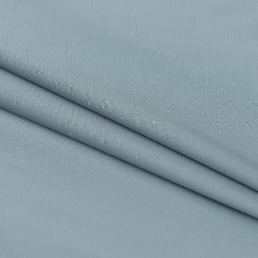 Тканини для суконь - Тафта сіро-блакитна