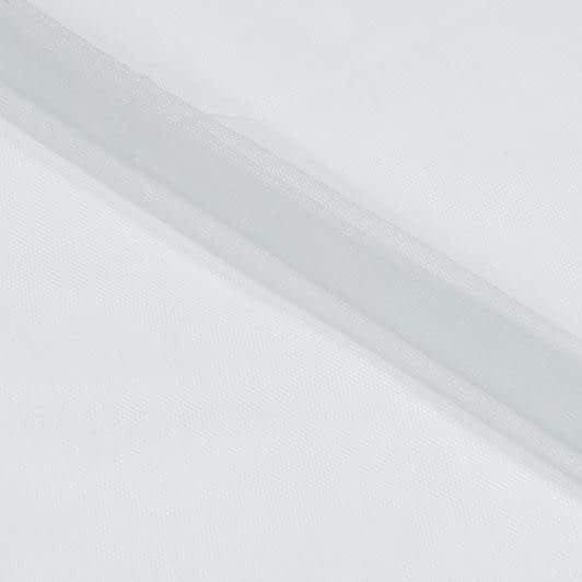 Ткани сетка - Фатин мягкий серый