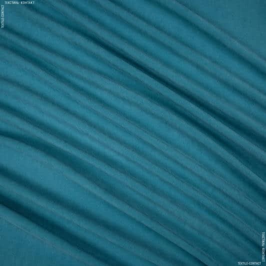 Тканини нубук - Декоративний нубук Петек колір блакитна бірюза