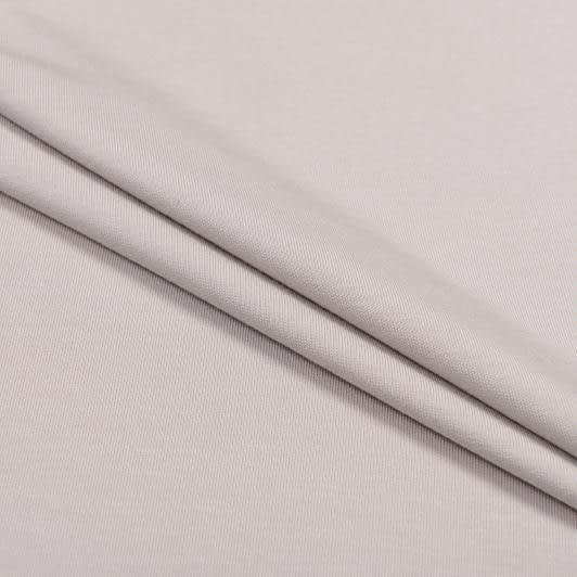 Ткани для футболок - Футер-стрейч двухнитка бежевый