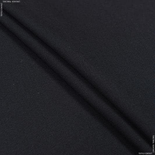 Ткани ткани фабрики тк-чернигов - Полупанама ТКЧ гладкокрашенная черная