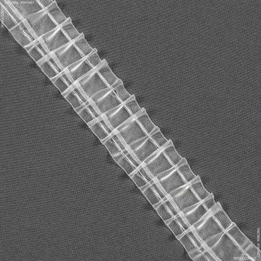 Ткани тесьма - Тесьма шторная Карандашная прозрачная КС 1:2 40мм±0.5мм/50м