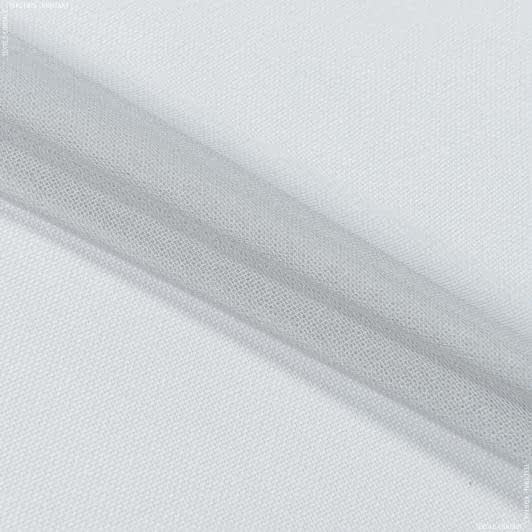Ткани гардинные ткани - Тюль сетка Измир /IZMIR серая с утяжелителем