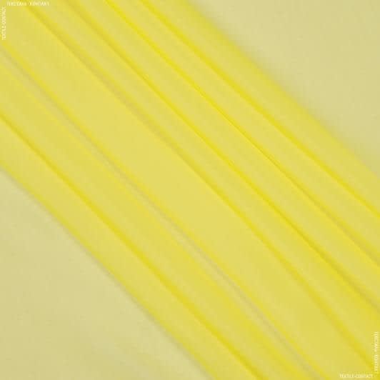 Ткани вуаль - Тюль Вуаль-Софти ярко желтый с утяжелителем