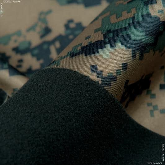 Тканини для військової форми - Плащева дюспо-фліс камуфльована