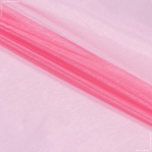 Ткани для одежды - Органза фрезово-розовая