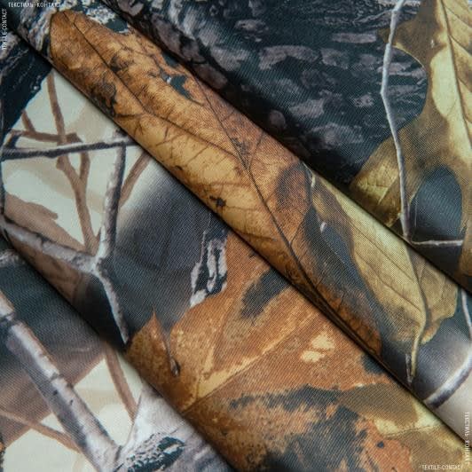 Тканини для рюкзаків - Тканина прогумована камуфляжна "лес"