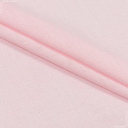 Тканини для блузок - Льон сорочковий рожевий
