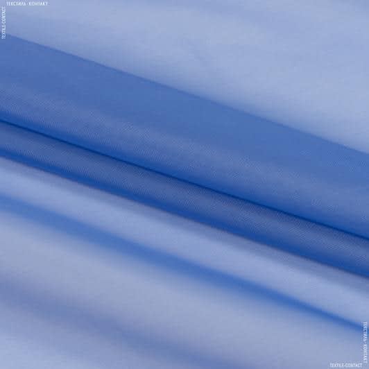 Ткани шнур декоративный - Тюль вуаль цвет василек