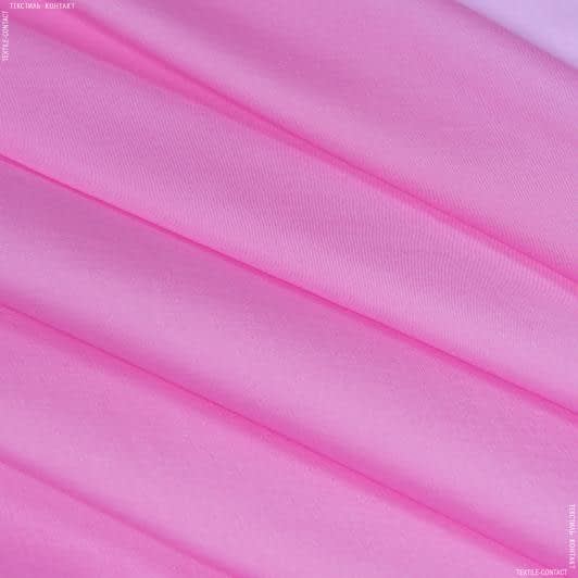 Ткани для платков и бандан - Шифон-шелк  натуральный темно-розовый