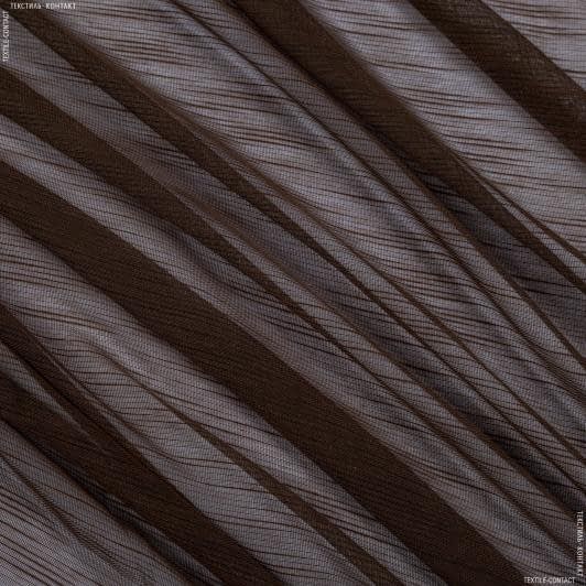 Тканини для тюлі - Тюль Дюнер /DONER коричневий з обважнювачем