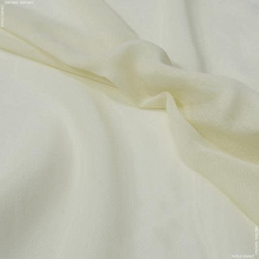 Ткани гардинные ткани - Тюль сетка  Вена цвет крем