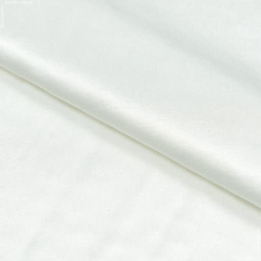 Ткани свадебная ткань - Плательный атлас Платон белый