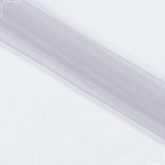 Ткани для тюли - Тюль сетка  мини Грек сизо-лиловый