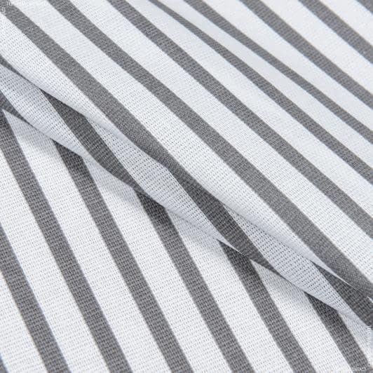 Тканини для столової білизни - Тканина скатертна рогожка 100% БВ смужка