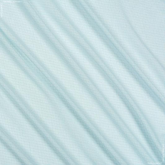 Тканини для дитячого одягу - Сорочкова у клітинку біло-бірюзову