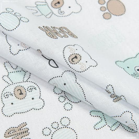 Ткани для сорочек и пижам - Поплин ТКЧ детский тедди