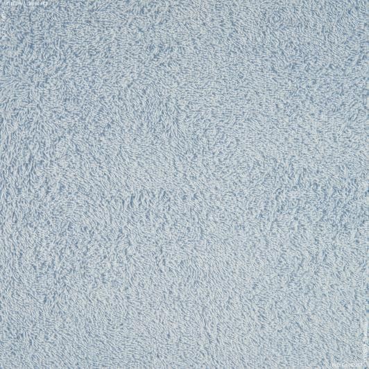Ткани для полотенец - Махровое полотно двухстороннее голубое