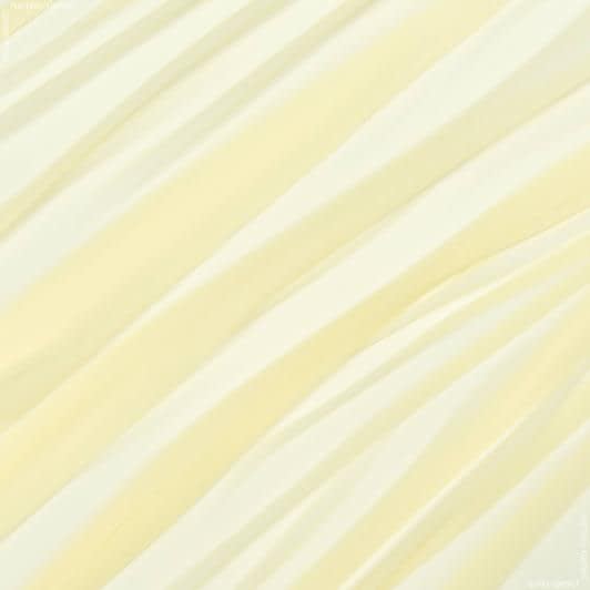 Ткани вуаль - Тюль Креп-суфле Леса цвет ваниль с утяжелителем