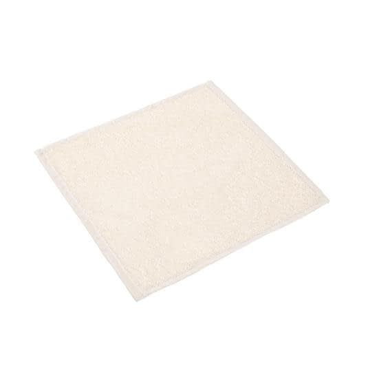Ткани махровые полотенца - Полотенце (салфетка) махровое 30х30 кремовое