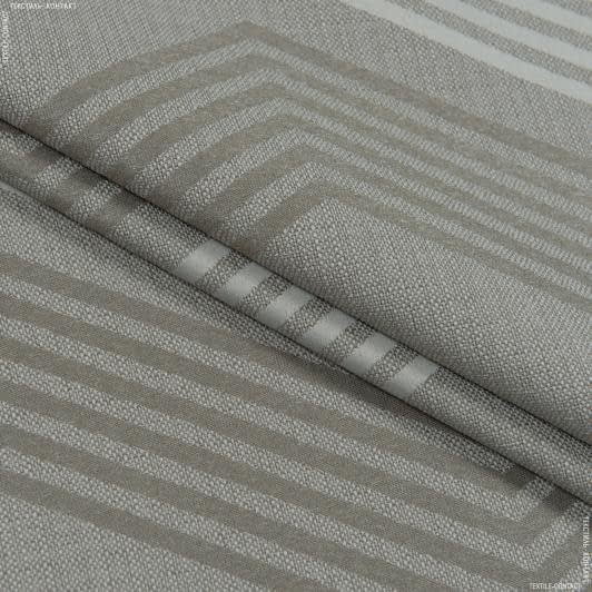 Ткани для чехлов на стулья - Декоративная ткань рогожка  Зели /ZELI зиг-заг серый
