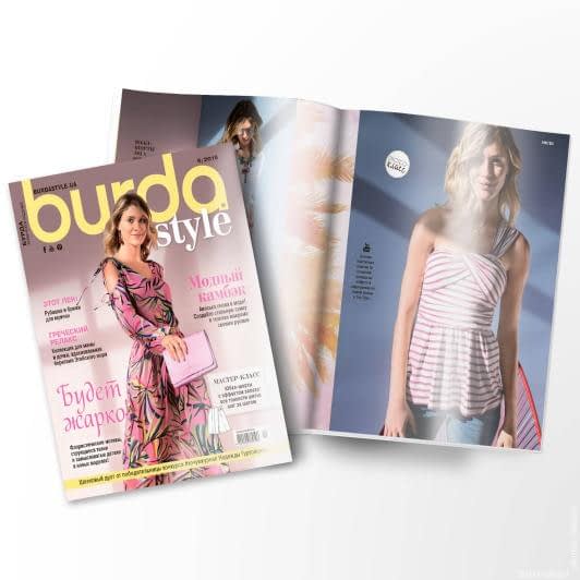 Ткани литература - Журнал burda style 2018/06