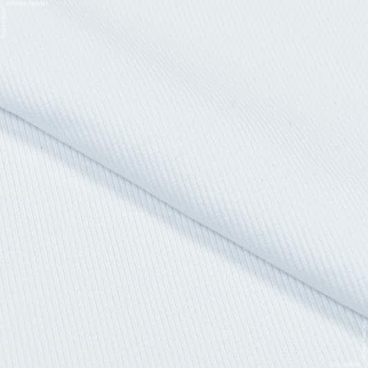 Ткани для платьев - Рибана к футеру 3х-нитке белая