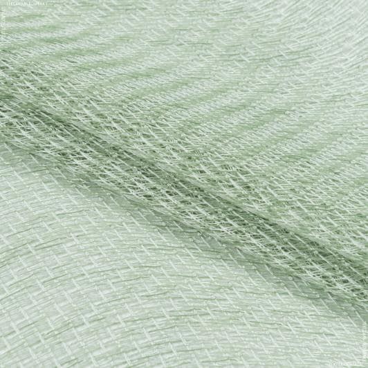 Тканини horeca - Тюль сітка Глафіра св.зелена з обважнювачем