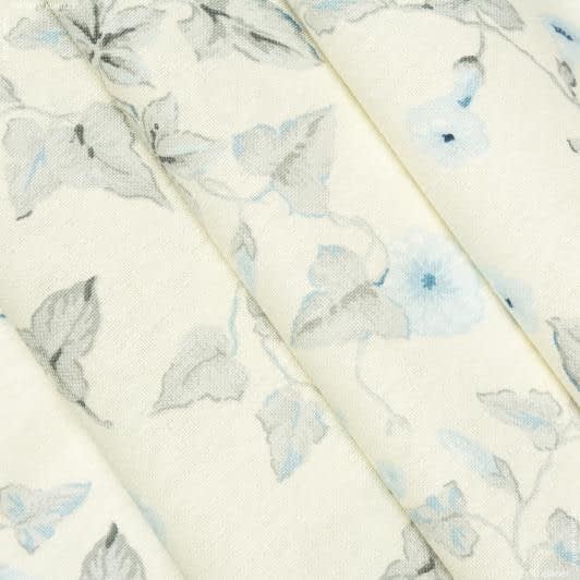 Ткани портьерные ткани - Декоративная ткань панама Артико ипомея голубой